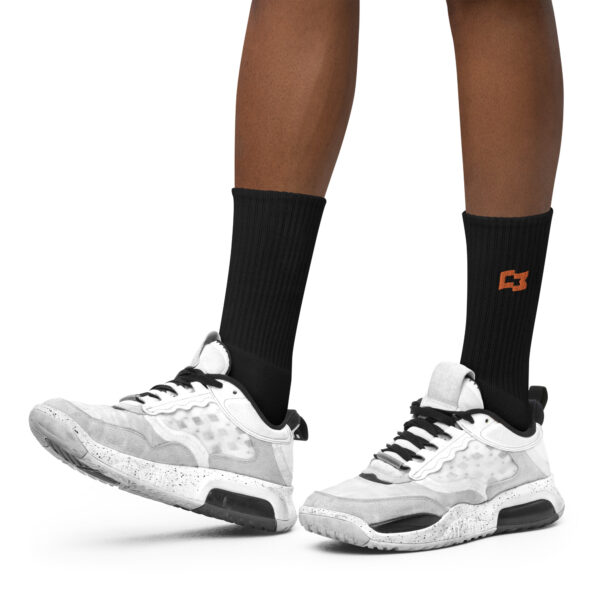 Milemarker Flag Embroidered socks - Image 2