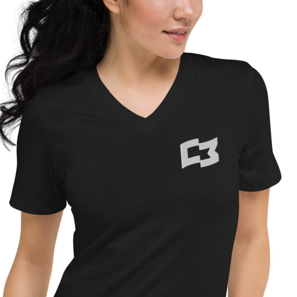 Milemarker Unisex Short Sleeve V-Neck T-Shirt - Image 2